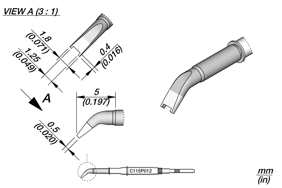 C115P012 - Chip Cartridge 1.8